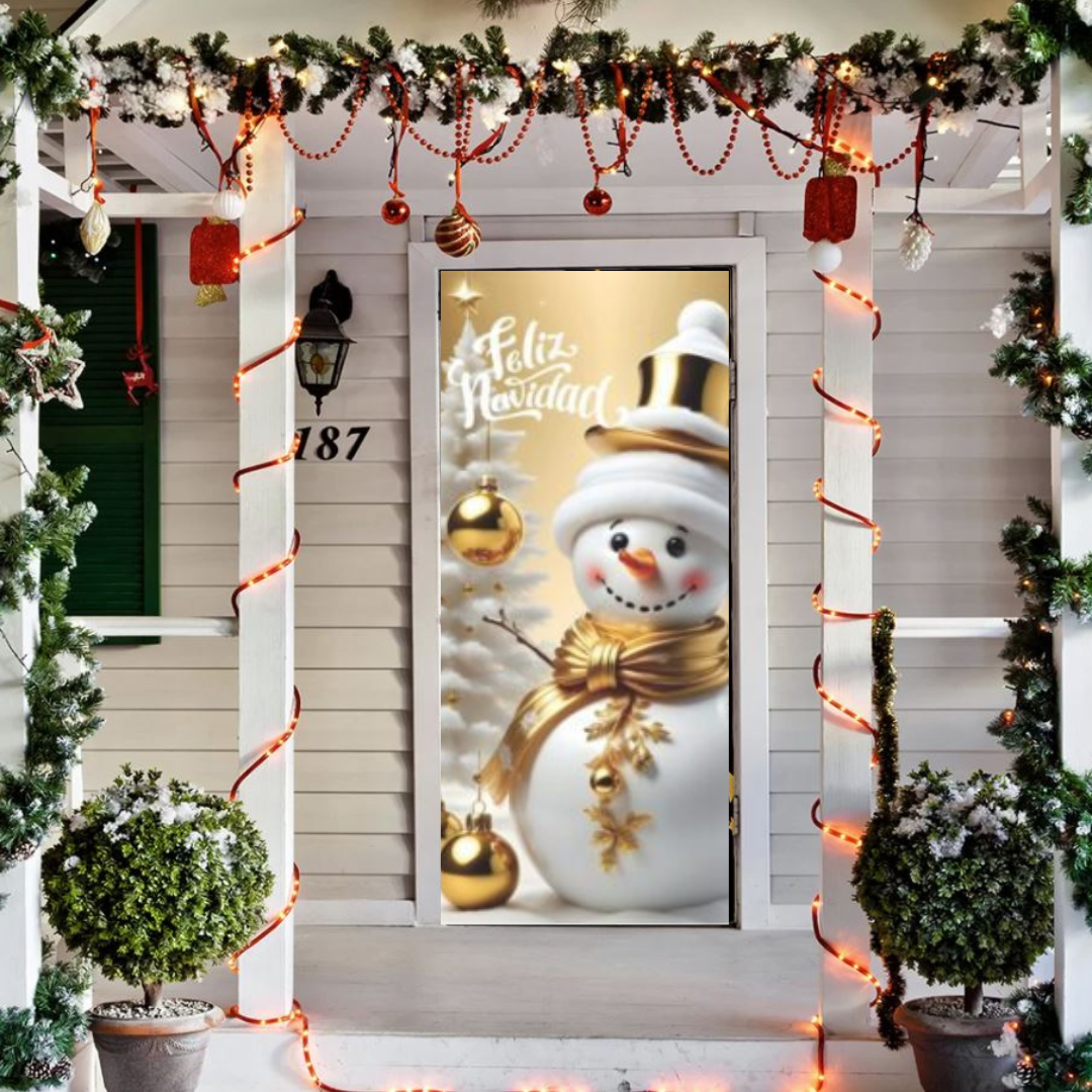 Fundas Navideñas para decorar puertas