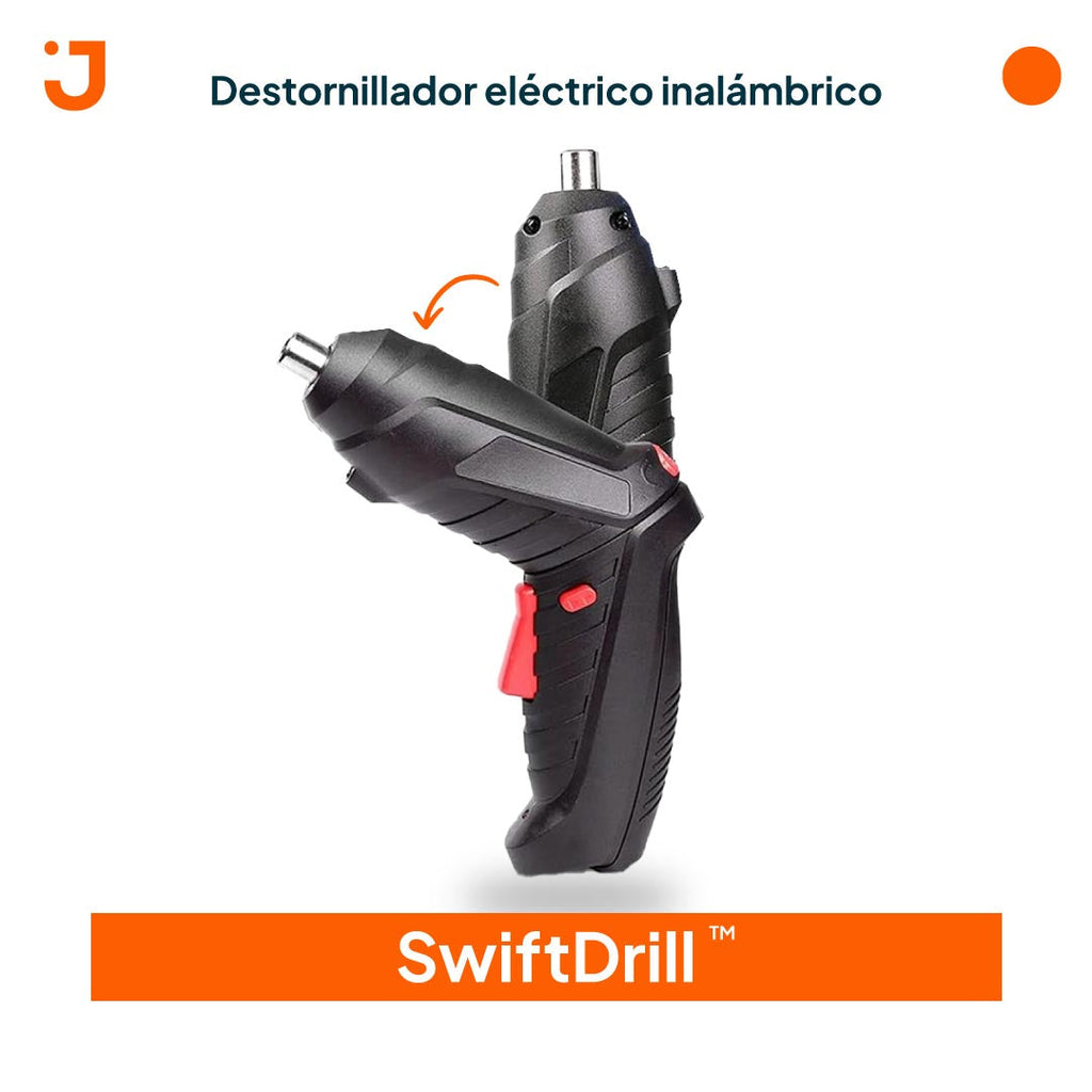 Kit Destornillador Eléctrico Inalámbrico 3.6V (47 Piezas)